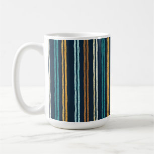 Mug Motif de lignes verticales abstraites