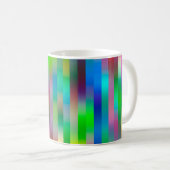 Mug motif de lignes verticales parallèles simples | AB (Devant droit)
