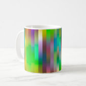 Mug motif de lignes verticales parallèles simples | AB (Devant gauche)