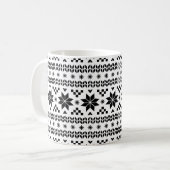 Mug Motif de l'île de Black and White (Devant gauche)