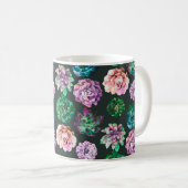 Mug Motif de l'illustration de l'aquarelle succulente (Devant droit)