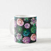 Mug Motif de l'illustration de l'aquarelle succulente (Devant gauche)