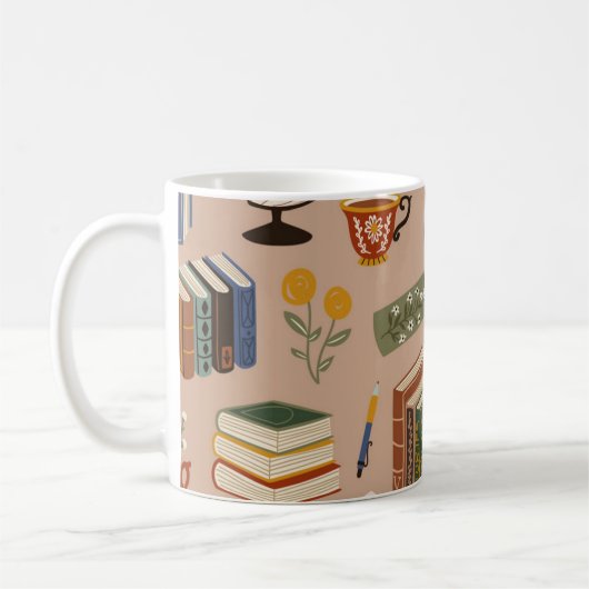 Mug Motif de livre (Gauche)