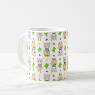 Mug Motif De Llamas, Cute Llamas, Alpacas, Cactus