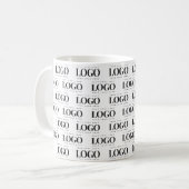 Mug Motif de logo Entreprise Rectangle personnalisé (Devant gauche)