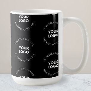Mug Motif de logo et de texte modifiable facile à remp