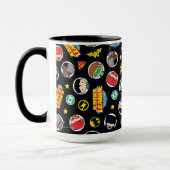 Mug Motif de Logos et Héros de la Ligue de la justice (Gauche)