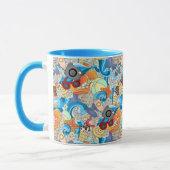 Mug Motif de loisirs d'été (Gauche)
