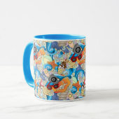 Mug Motif de loisirs d'été (Devant gauche)