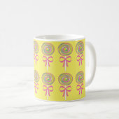 Mug Motif de lollipops colorés (Devant droit)