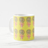 Mug Motif de lollipops colorés (Devant gauche)