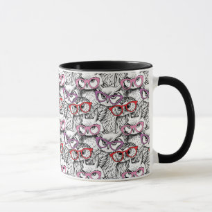 Mug Motif de lunettes de hibou