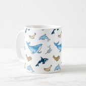Mug Motif de mammifères de mer (Devant gauche)