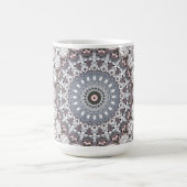 Mug Motif de mandala rose gris et blanc (Centre)