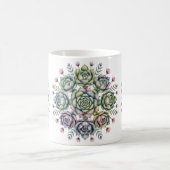 Mug Motif de mandala succulent (Centre)