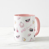Mug Motif de maquillage pour filles Gossip (Devant droit)