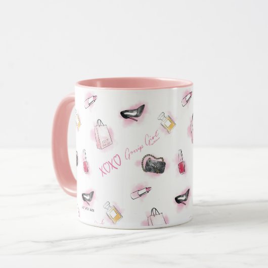 Mug Motif de maquillage pour filles Gossip (Devant gauche)