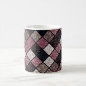 Mug Motif de marbre de granit en patchwork carré sans (Centre)