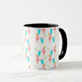 Mug Motif de Margarita au cocktail d'aquarelle  (Devant droit)