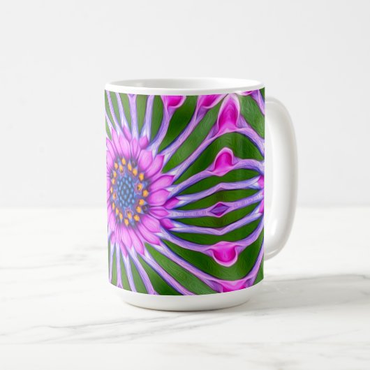 Mug Motif de marguerite esthétique (Devant droit)