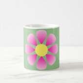 Mug Motif de marguerite rose (Centre)