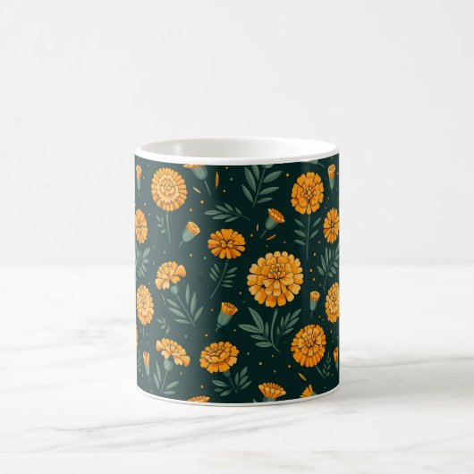 Mug Motif de Marigolds (Centre)