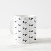 Mug Motif de marque commerciale de logo simple (Devant gauche)