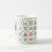 Mug Motif de mathématiques pour un professeur mignon (Centre)