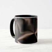 Mug Motif de mélange de bronze Abstrait (Devant gauche)