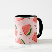 Mug Motif de melon d'eau (Devant droit)