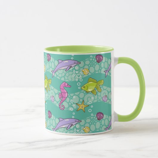 Mug Motif de mer d'été (Droite)