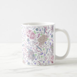 Mug Motif de microbiologie