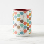 Mug Motif de module de ruche d'abeille (Centre)