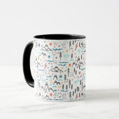 Mug Motif de montagne (Devant gauche)