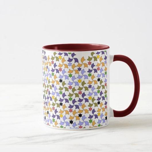Mug Motif de mosaïque de tuile de style d'Alhambra (Droite)