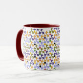 Mug Motif de mosaïque de tuile de style d'Alhambra (Devant gauche)