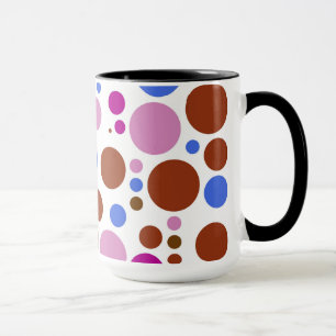 Mug Motif de mosaïque Pop Polka Dot