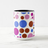 Mug Motif de mosaïque Pop Polka Dot (Centre)