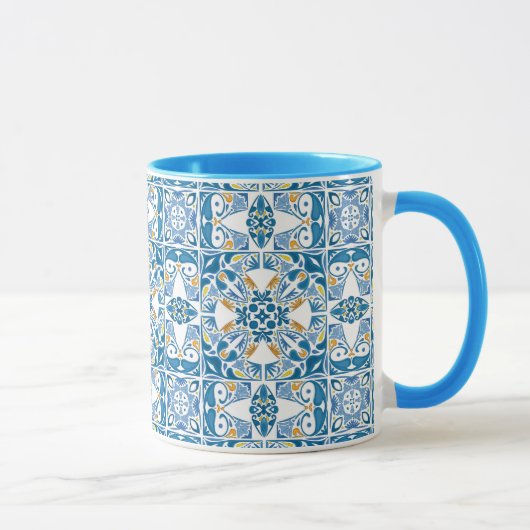 Mug Motif de mosaïque portugaise (Droite)