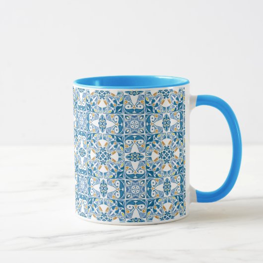 Mug Motif de mosaïque portugaise (Droite)