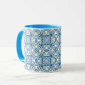 Mug Motif de mosaïque portugaise (Devant gauche)