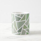 Mug Motif de mosaïque vert olive (Centre)