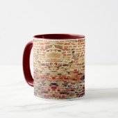 Mug Motif de mur de briques (Devant gauche)