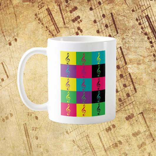 Mug Motif de musique Treble Clef