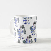 Mug Motif de myrtilles à l'aquarelle (Devant gauche)