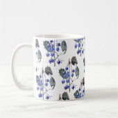 Mug Motif de myrtilles à l'aquarelle (Gauche)