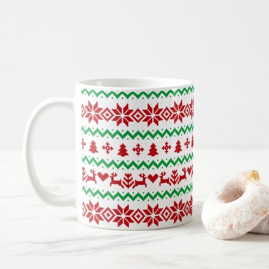 Mug Motif de Noël (Avec donut)