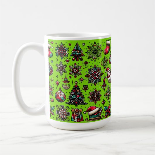 Mug Motif de Noël (Gauche)