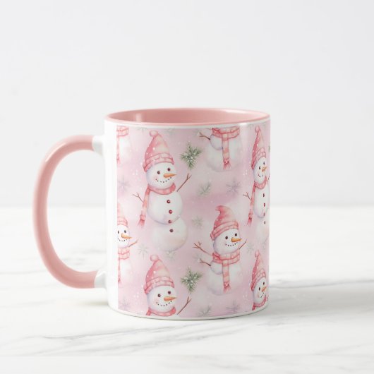 Mug Motif de Noël aquarelle (Gauche)