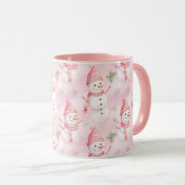 Mug Motif de Noël aquarelle (Devant droit)